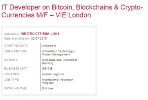 it developer on bitcoin societe generale